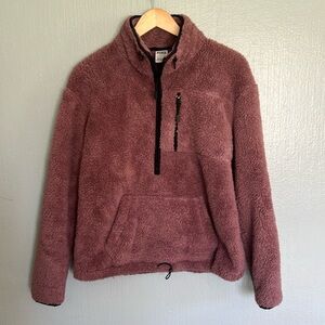 Women’s Pink 3/4 zip up jacket Size XS